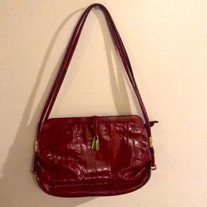 Sable brown medium handbag multi pocket